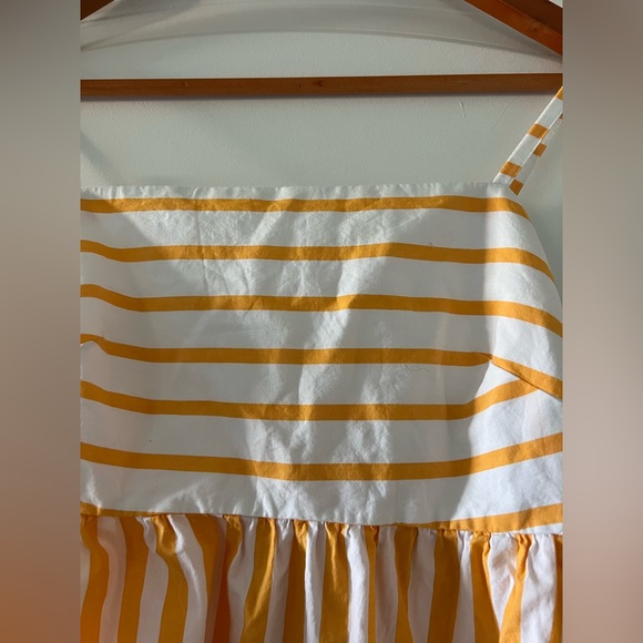 J. Crew Yellow and White Stripe Tank Mini Dress - Picture 4 of 11